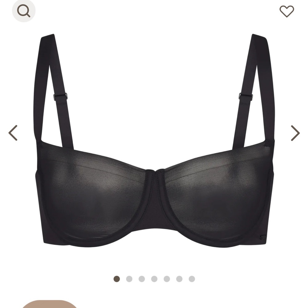 Skims bra 36D clay color - black sold
